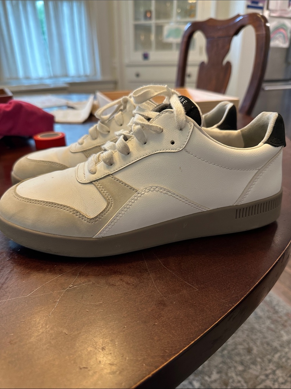 Everlane The Court Sneaker in Black/Grey
